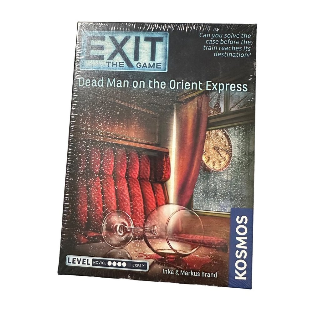NEW Sealed Exit the Game Dead Man On The Orient Express 1-4 players ages 12+